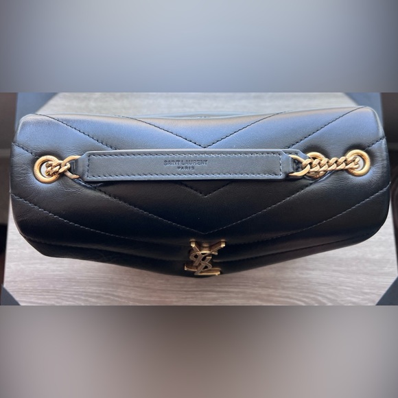 Saint Laurent Loulou (small, matelassé, black) - Picture 2 of 8